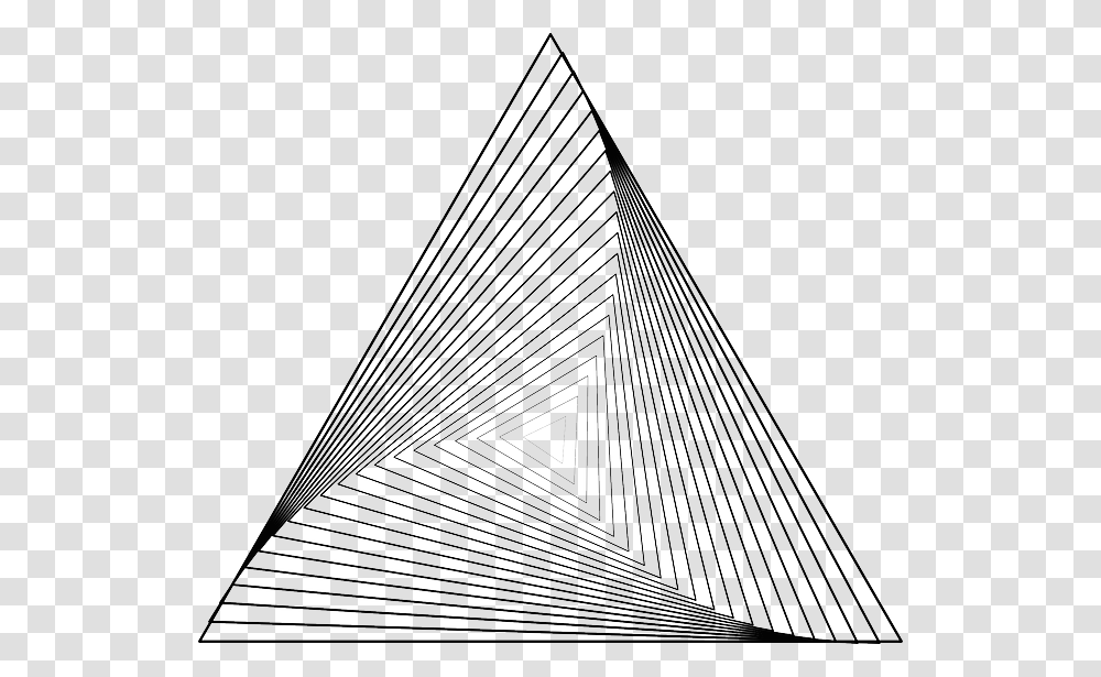 Ilusion Optica Con Triangulos, Triangle, Architecture, Building Transparent Png