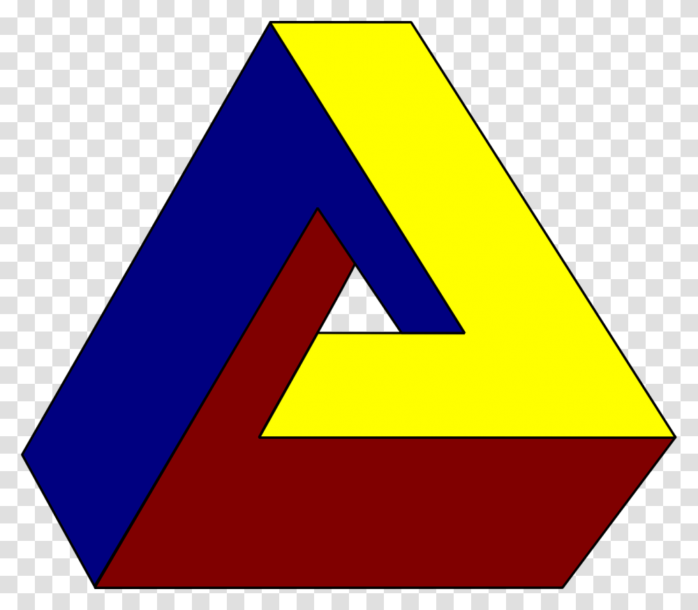 Ilusion Optica Del Triangulo, Triangle Transparent Png