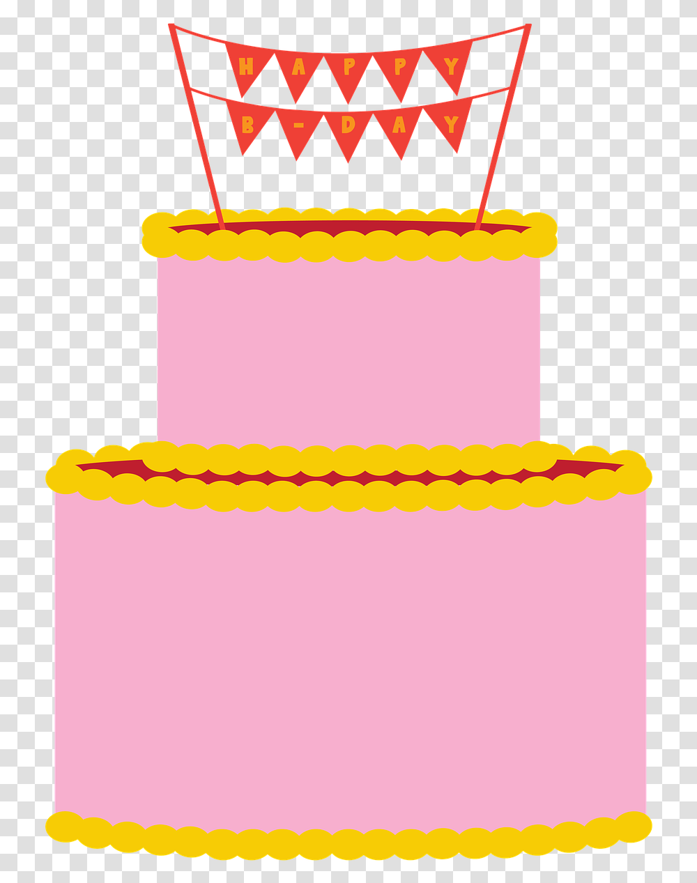 Ilustrasi Kue Ulang Tahun, Cake, Dessert, Food, Birthday Cake Transparent Png