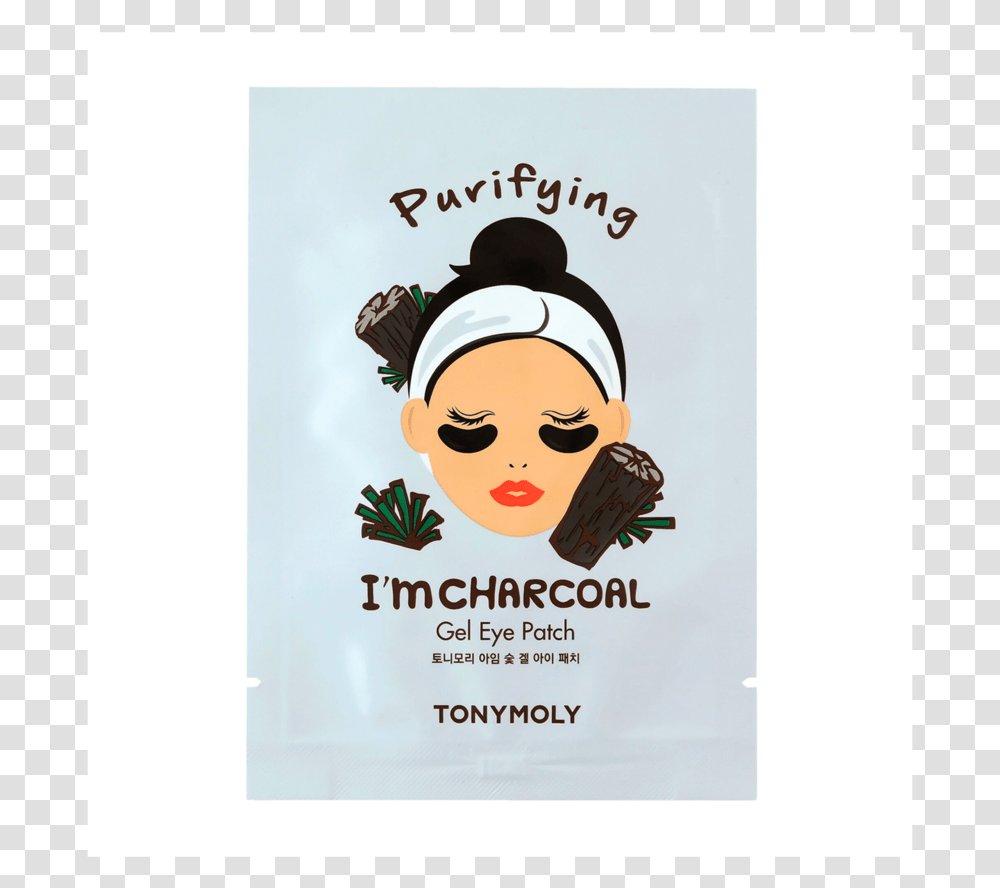 Im Charcoal Gel Eye Patch Tonymoly, Poster, Advertisement, Flyer, Paper Transparent Png