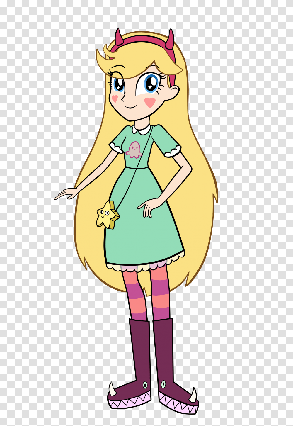 Im From Another Dimension Star Vs The Forces Of Evil Know, Female, Girl, Green Transparent Png