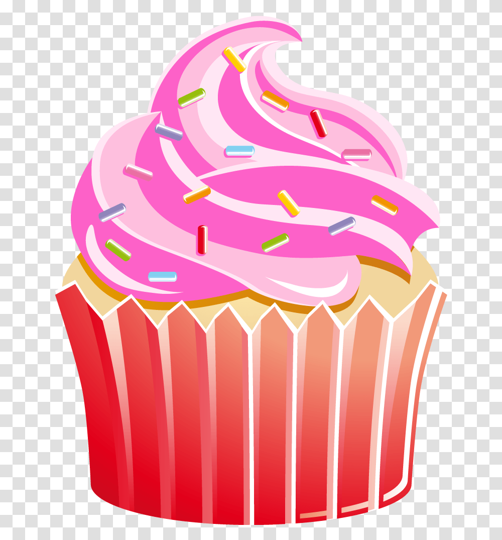 Im Genes De Cupcakes Background Cupcake Clipart, Cream, Dessert, Food, Creme Transparent Png