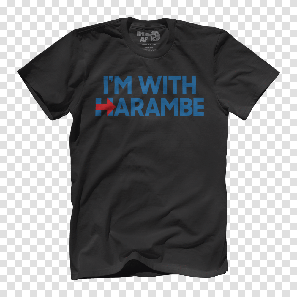 Im With Harambe American Af, Apparel, T-Shirt, Person Transparent Png