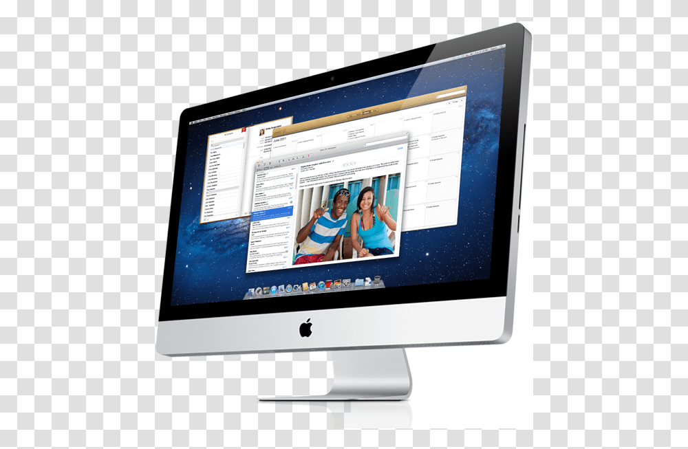Imac Apple Desktop Monitor, Person, Computer, Electronics, Screen Transparent Png