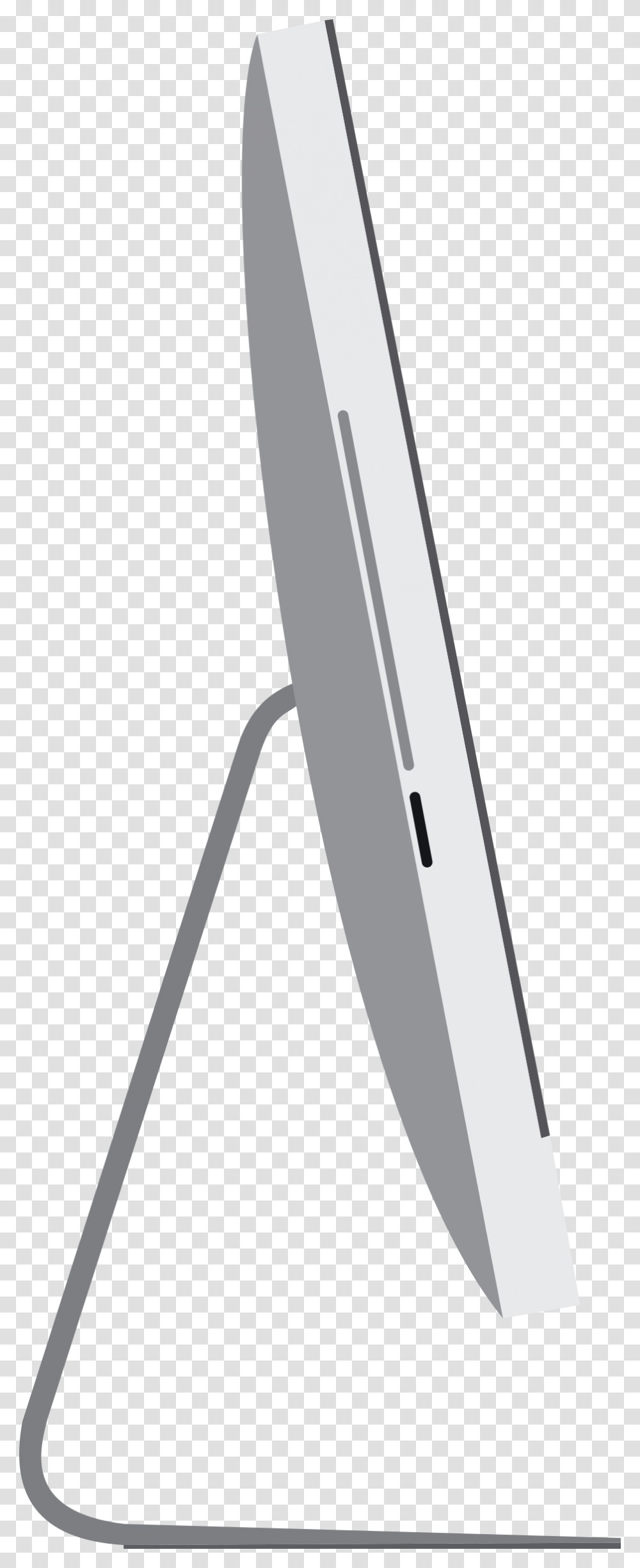 Imac Side On Clip Arts Wedge, Sword, Chair, Electronics, Tool Transparent Png