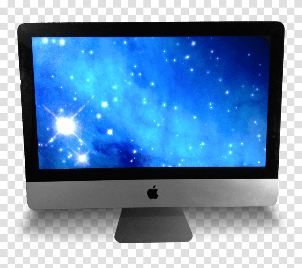 Imac Starfield Alone Led Backlit Lcd Display, Monitor, Screen, Electronics, Computer Transparent Png