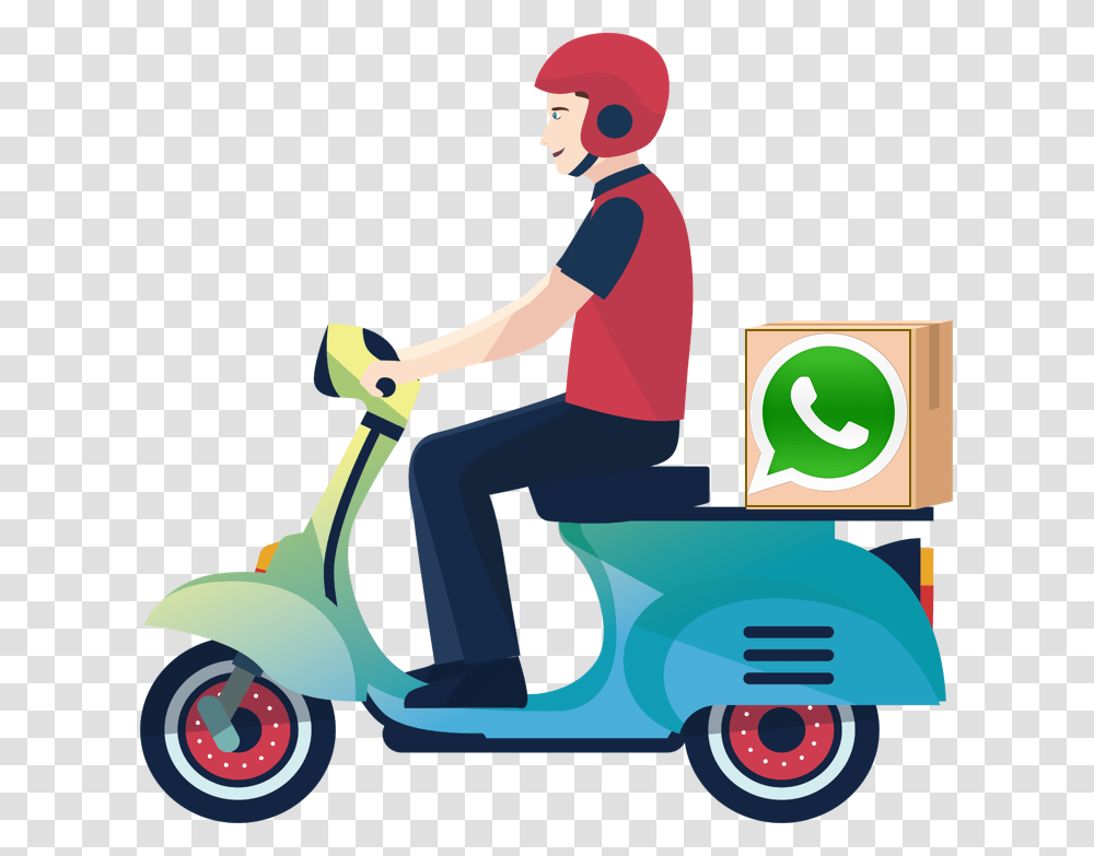 Image 1841 Delivery Boy Clipart, Lawn Mower, Tool, Vehicle, Transportation Transparent Png