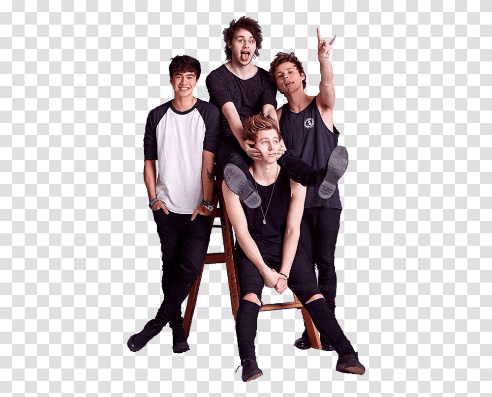 Image About 5sos In 5 Seconds Of Summer By Kate Leo 5sos, Person, Clothing, Footwear, People Transparent Png
