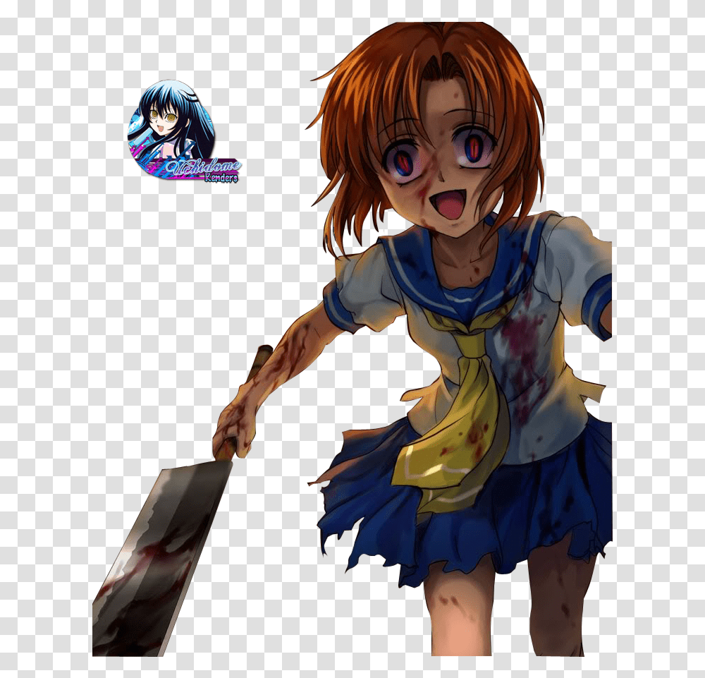 Image About Anime In Higurashi By Yin Higurashi No Naku Koro Ni, Comics, Book, Manga, Person Transparent Png