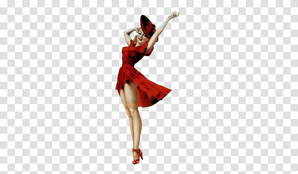 Image About Girls In Pinup, Person, Human, Dance, Dance Pose Transparent Png