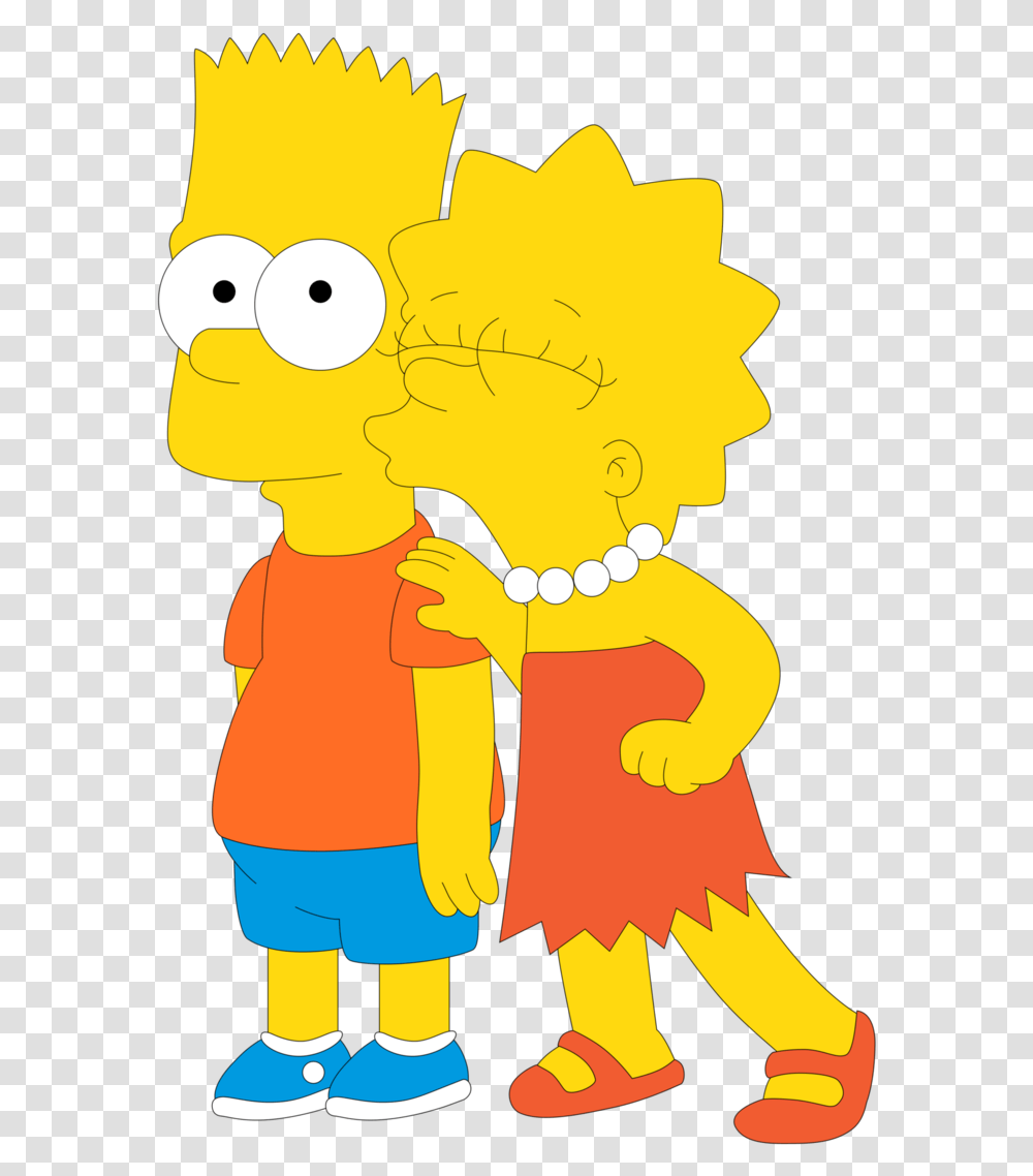 Image About Love In Simpsons Bart And Lisa Simpson, Person, Graphics, Clothing, Face Transparent Png