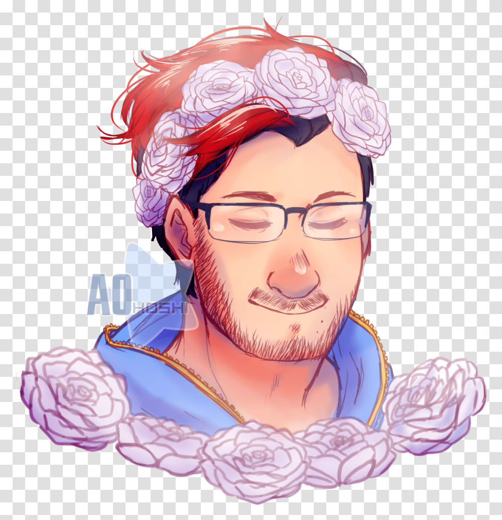 Image About Markiplier In Markimoo For Adult, Clothing, Person, Face, Glasses Transparent Png