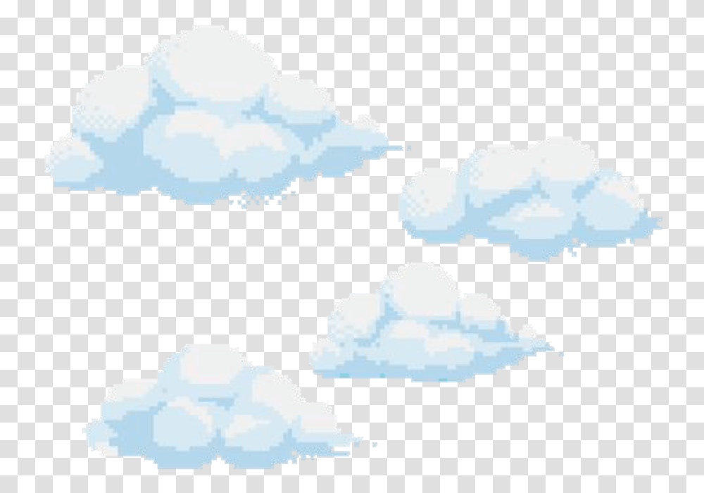 Image About Tumblr In Pixel Pngart By Camila 8 Bit Cloud, Weather, Nature, Cumulus, Sky Transparent Png