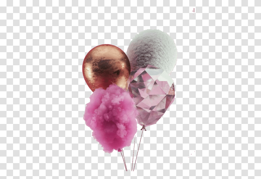 Image About Tumblr In Pop It By Zakia Pink And Gold Balloons, Crystal, Mineral, Sphere, Grass Transparent Png