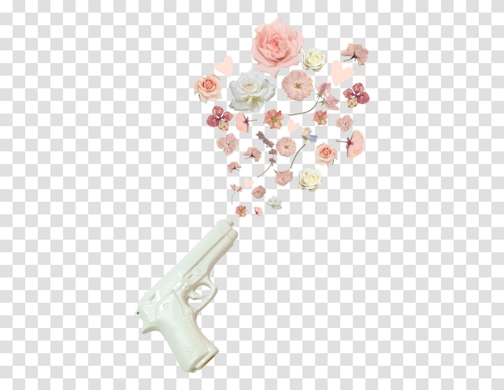 Image About Tumblr In Transparentssss By Carefree Griers Gun Flower, Paper, Confetti, Graphics, Art Transparent Png