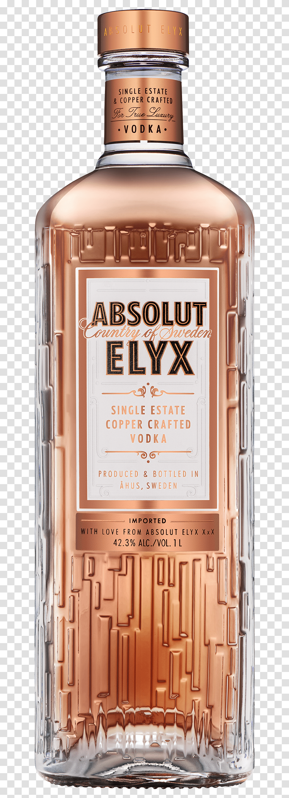 Image Absolut Elyx New Bottle, Liquor, Alcohol, Beverage, Gas Pump Transparent Png