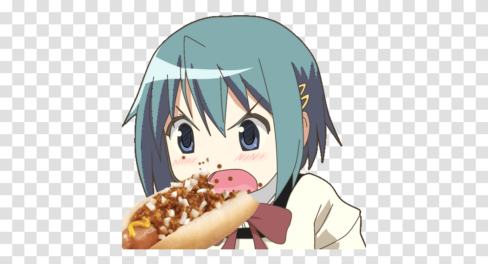 Image Angry Anime Gif 500x500 Clipart Chili Dogs, Food, Hot Dog, Clock Tower, Architecture Transparent Png