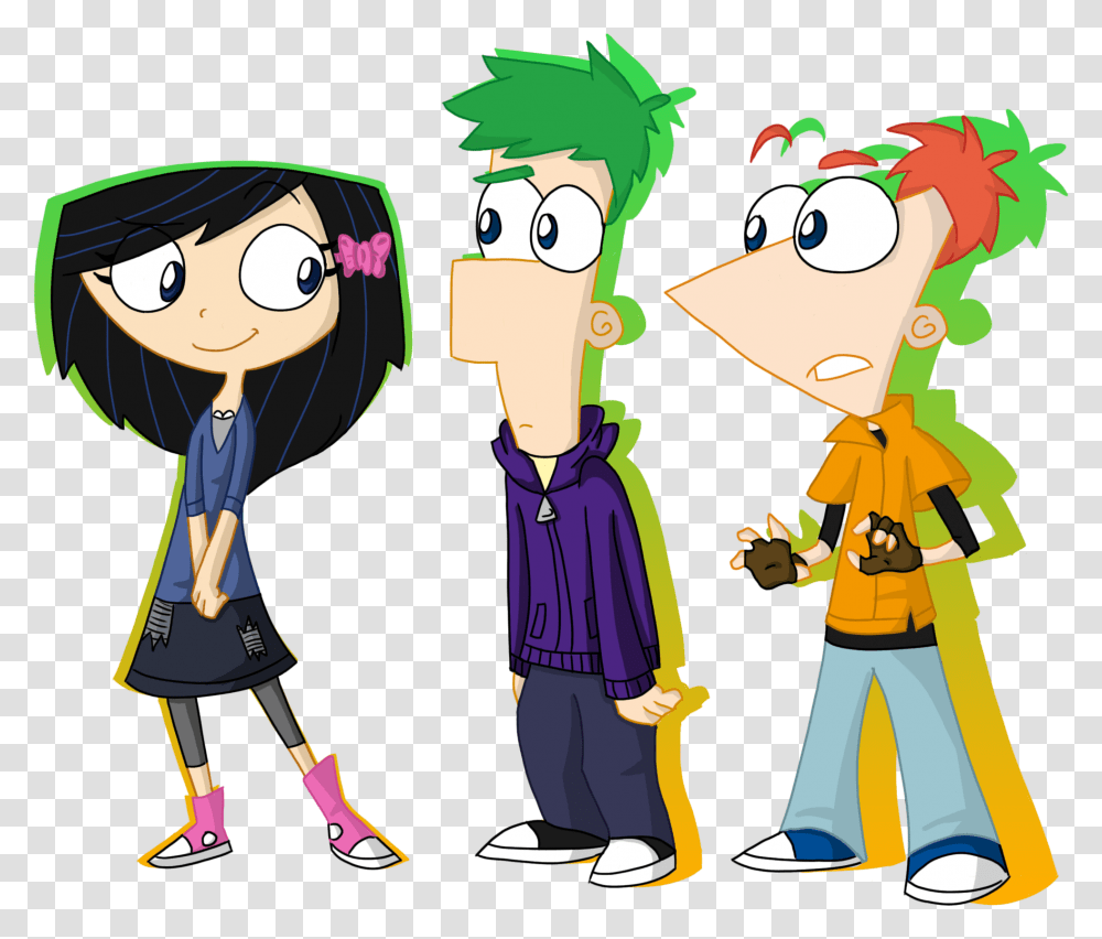 Image Angry Phineas And Ferb Fanon Fandom Phineas And Ferb Isabella And Ferb, Person, Costume, Girl Transparent Png