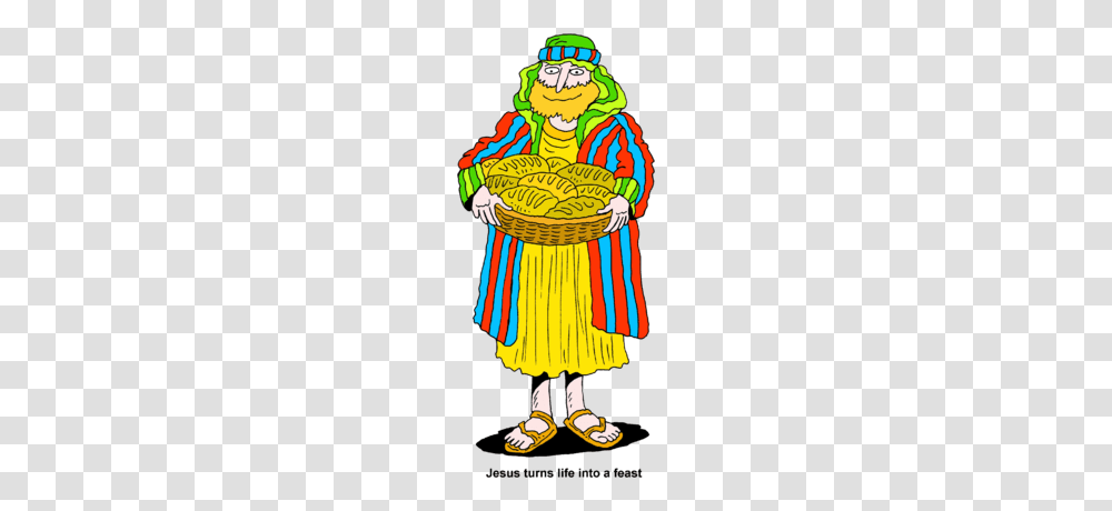 Image Apostle With Basket Of Bread Left Over From The Feeding, Person, Yarn, Dress Transparent Png