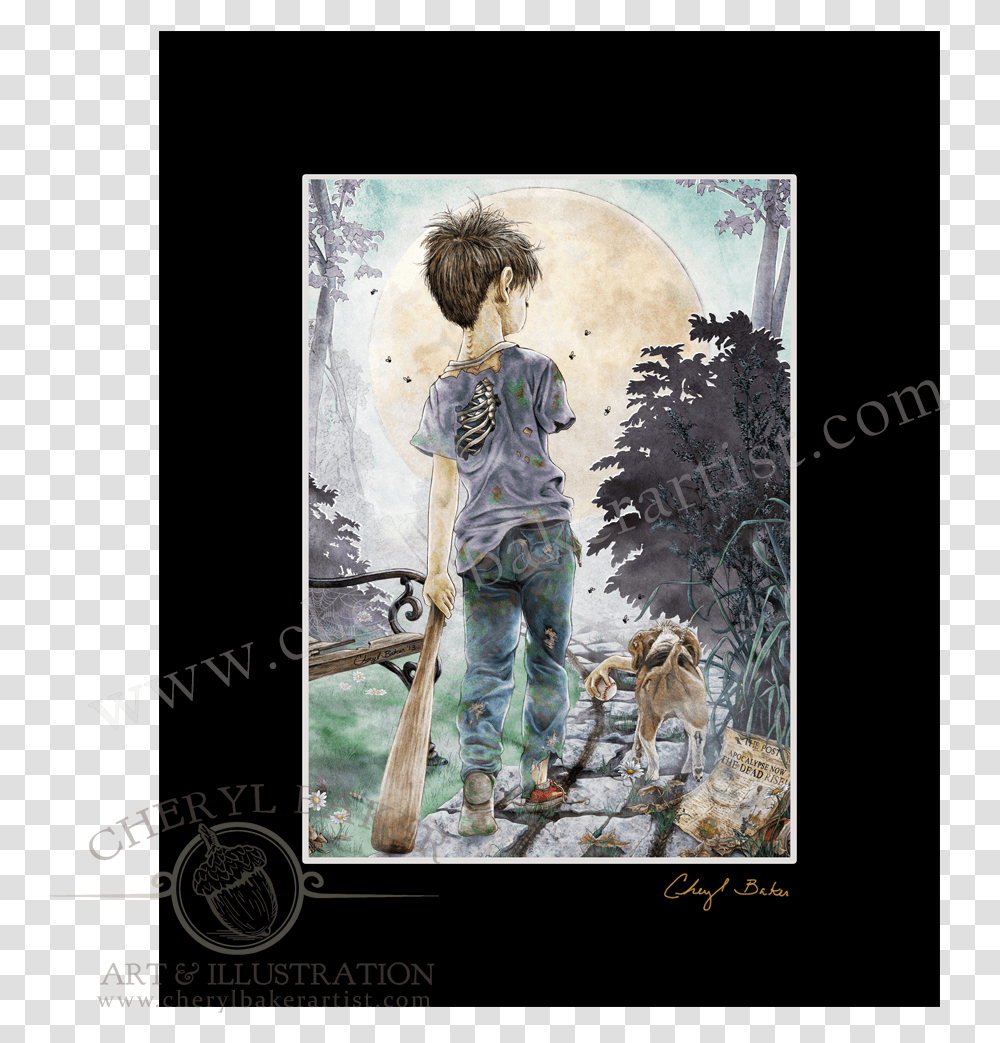 Image Art, Person, Dog, Mammal, Painting Transparent Png