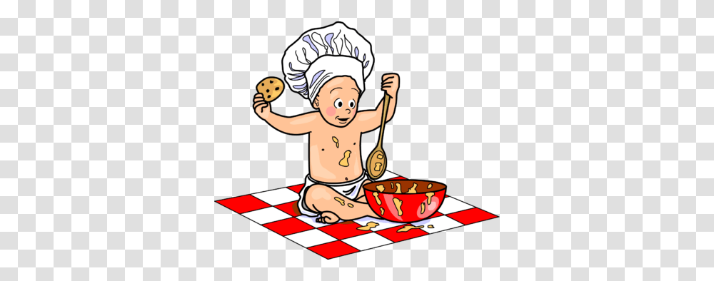 Image Baby Chef Baby Clip Art, Person, Human, Bowl Transparent Png