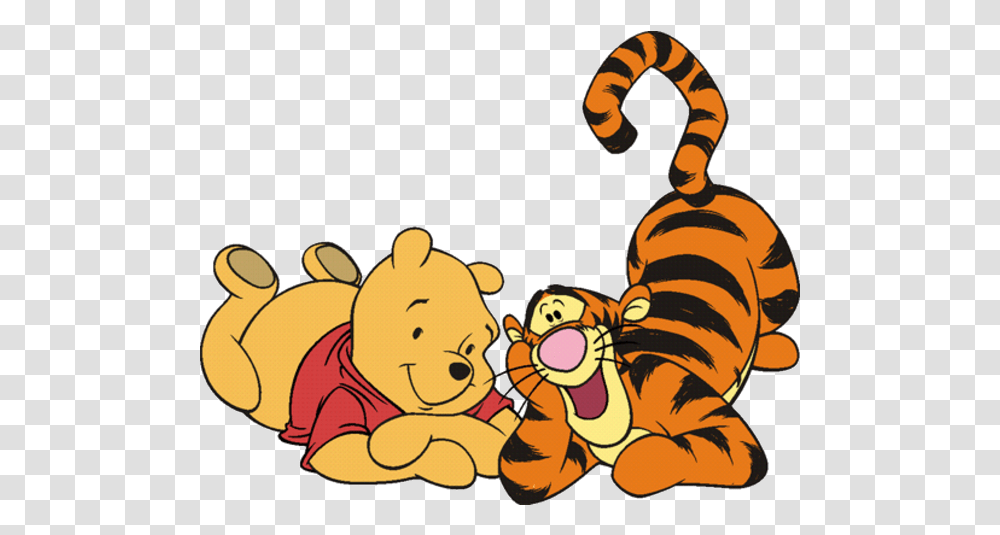 Image Background Tigger And Winnie The Pooh, Animal, Graphics, Art, Food Transparent Png