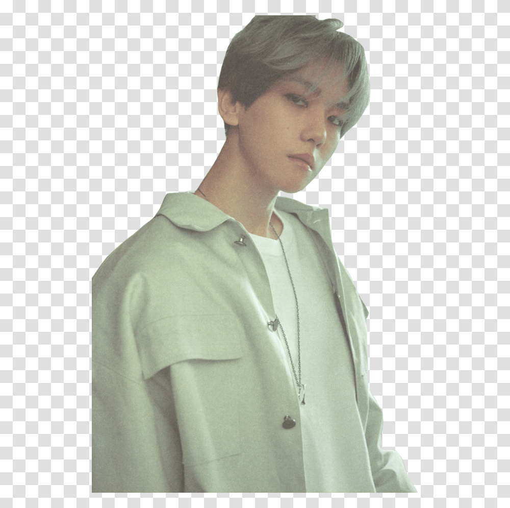 Image Baekhyun City Lights, Person, Coat, Suit Transparent Png