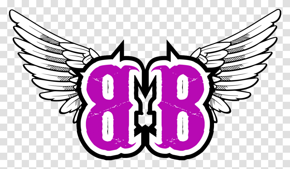 Image Bb Wings Pro Wrestling Fandom Angel Wings Clipart, Alphabet, Label Transparent Png
