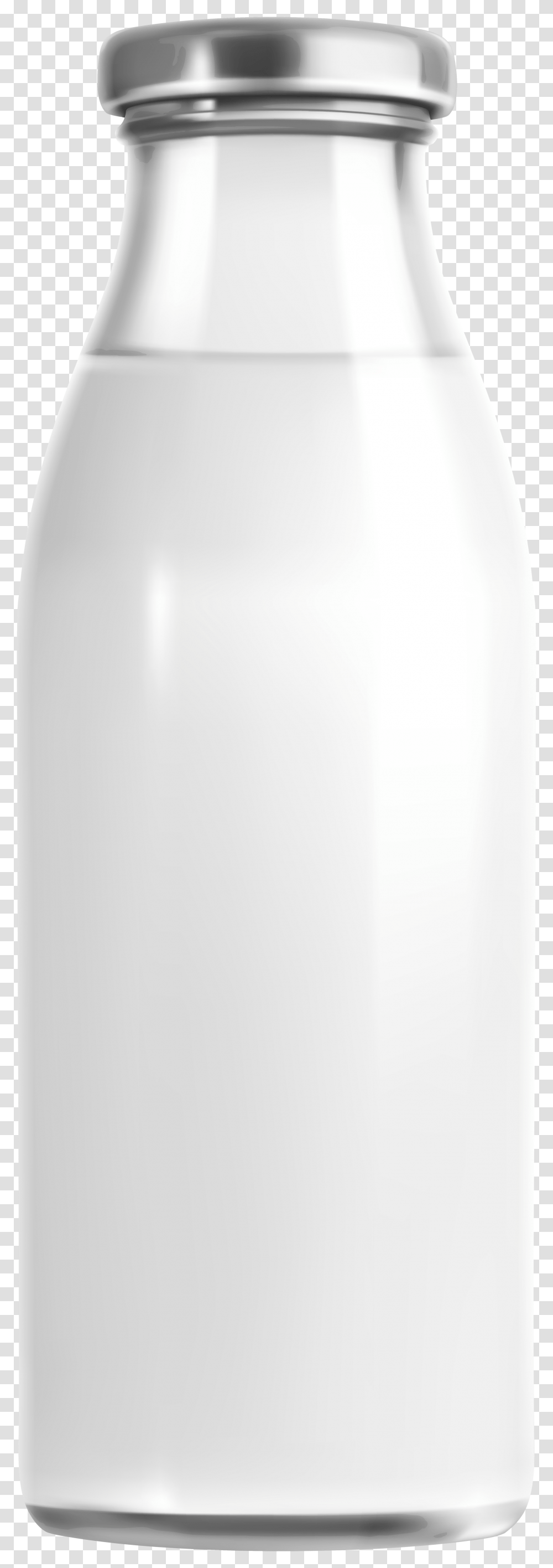 Image Black And White Stock Water Glass Realistic Bottled Milk Bottle Glass, Shaker, Jar, Beverage, Drink Transparent Png