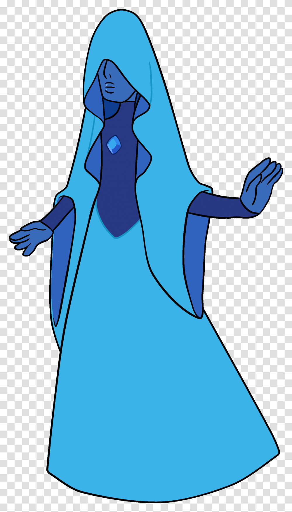 Image Blue Diamond Standing Steven Universe Characters Diamond, Sleeve, Long Sleeve, Evening Dress Transparent Png