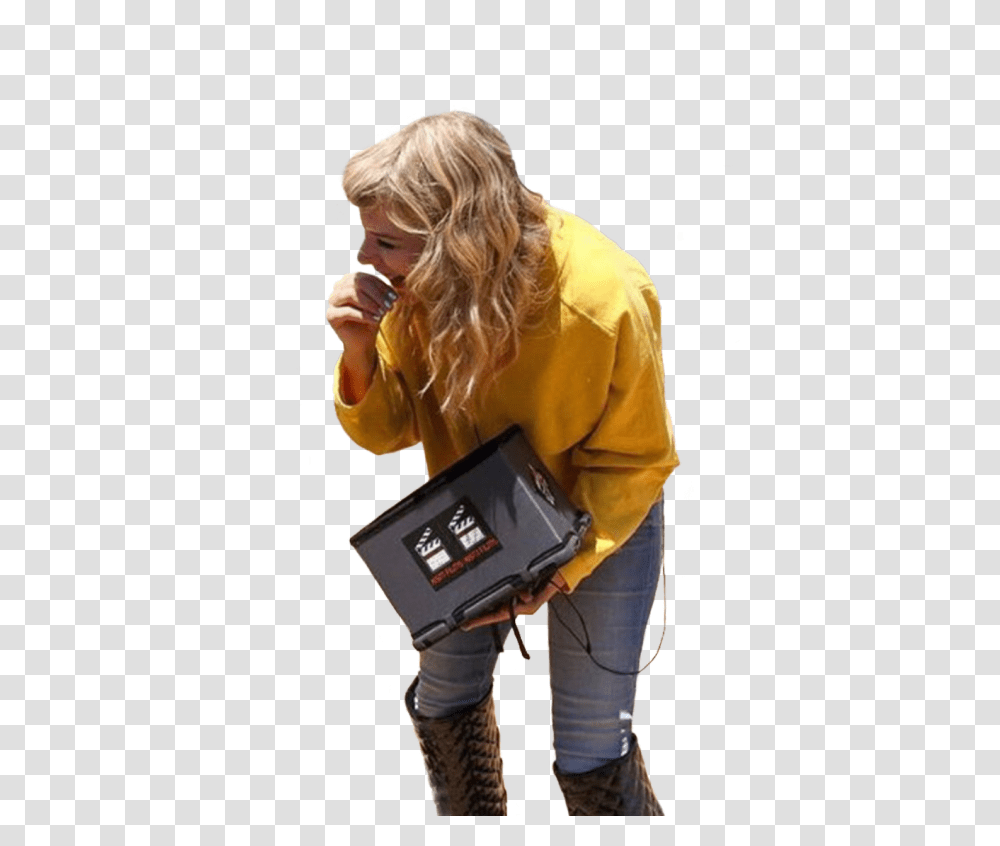 Image Briefcase, Person, Blonde, Woman, Girl Transparent Png