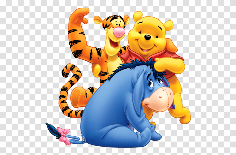 Image By Creative Commons Winnie The Pooh Eeyore And Tiger, Toy, Animal, Mammal, Wildlife Transparent Png