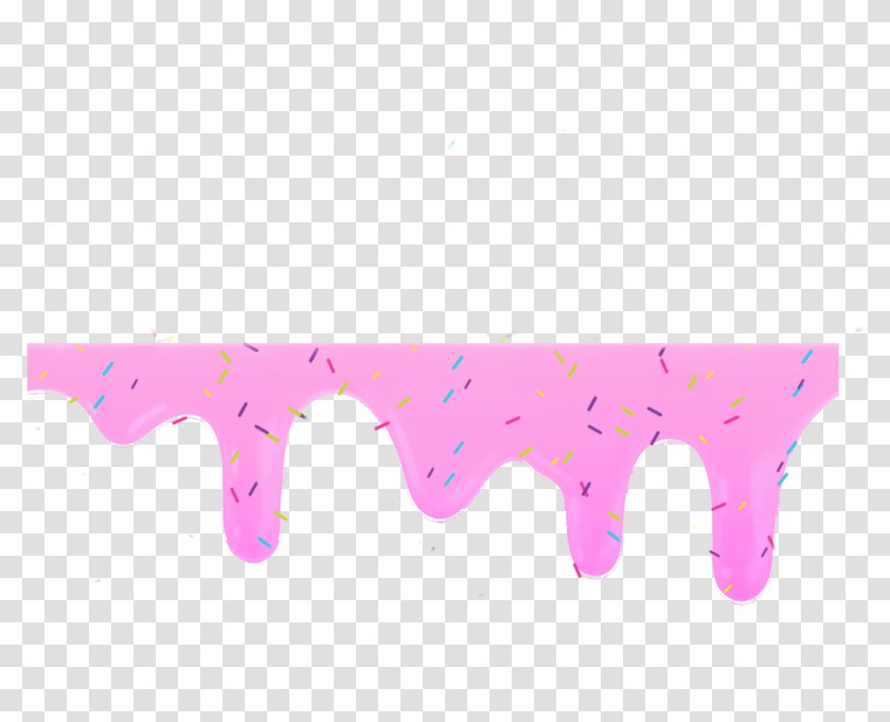 Image By Me Icecream Melt Sprinkles Pink Drip Meltingic Ice Cream Melt Clipart, Teeth, Mouth Transparent Png