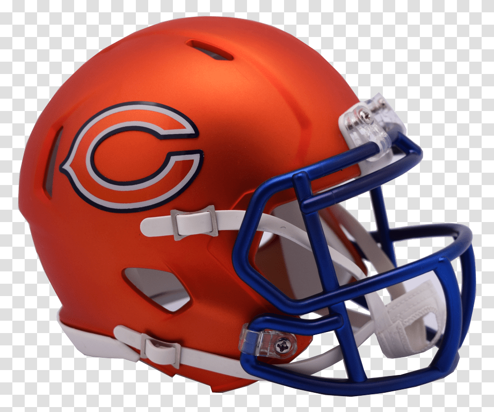 Image Chicago Bears Blaze Helmet, Apparel, Football Helmet, American Football Transparent Png