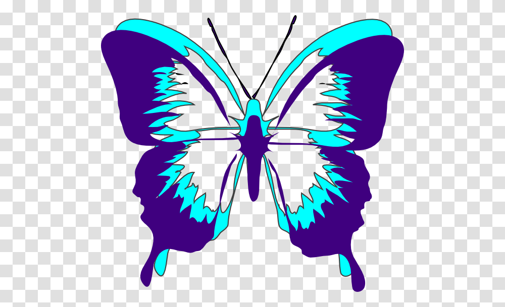 Image Clip Art At Clker Com Vector Online Purple And Teal Butterfly, Pattern, Ornament, Light Transparent Png