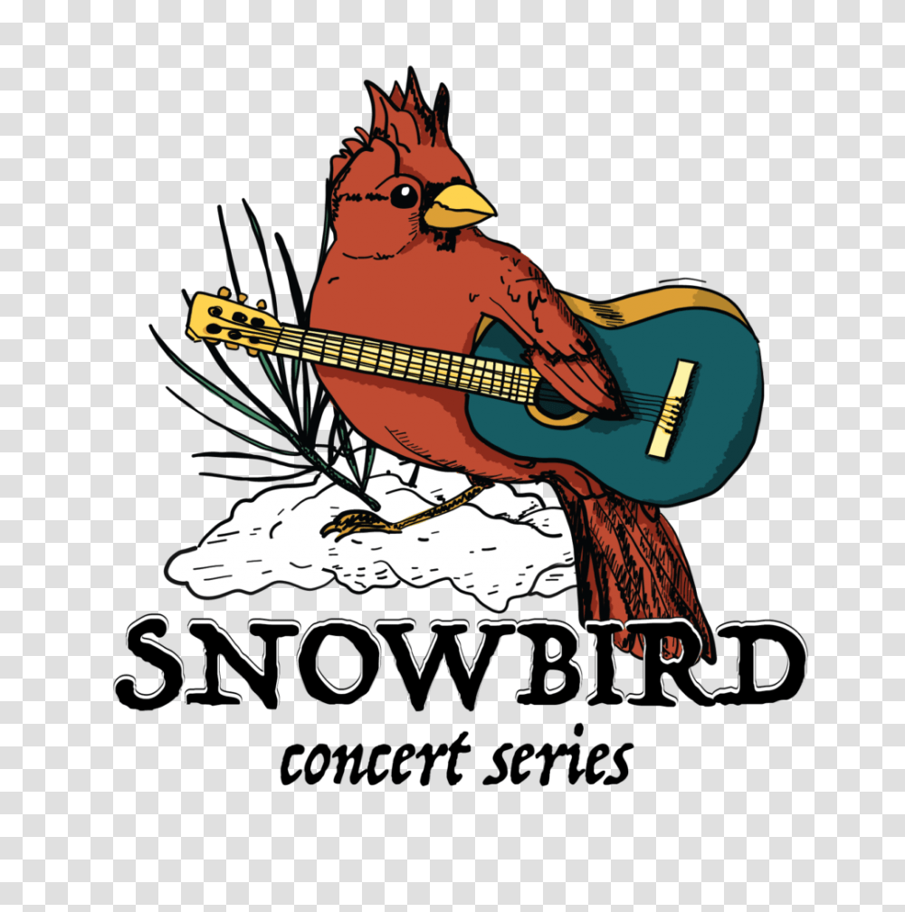 Image Clip Art Of Snow Bird, Guitar, Leisure Activities, Musical Instrument, Animal Transparent Png