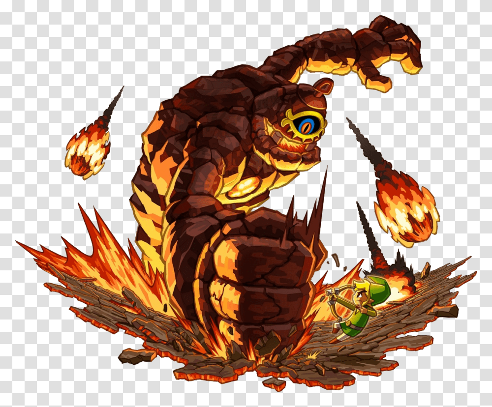 Image Cragma Zeldapedia Fandom Legend Of Zelda Spirit Tracks Bosses, Dragon, Painting, Fire Transparent Png