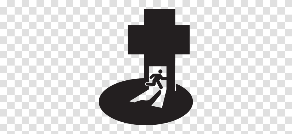 Image Cross Exit Cross Image, Person, Kneeling, People Transparent Png