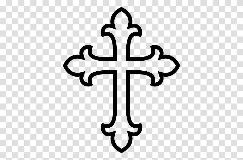 Image, Cross, Crucifix, Stencil Transparent Png