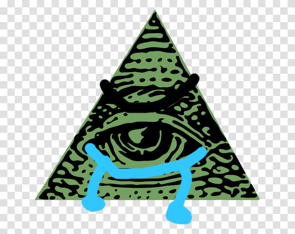 Image Crying My Singing Illuminati Triangle, Cone Transparent Png
