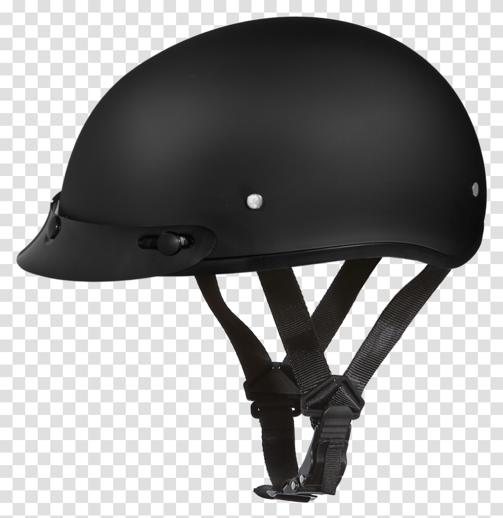 Image D O T Daytona Skull Cap Dull Black Cap Paardrijden, Apparel, Helmet, Crash Helmet Transparent Png