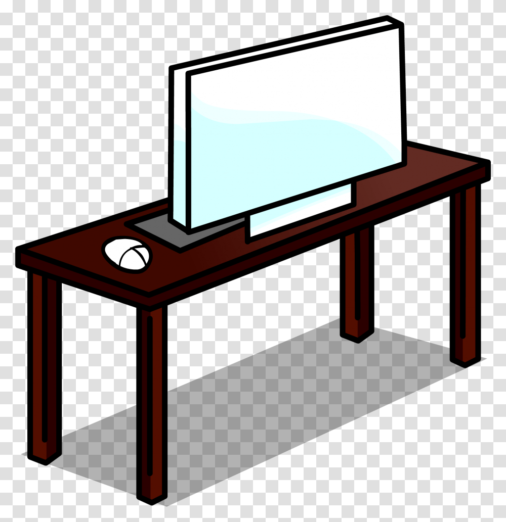 Image, Desk, Table, Furniture, Computer Transparent Png