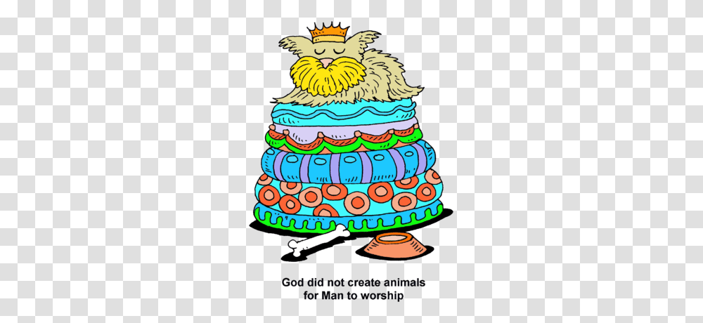 Image Dog On Doggy Throne, Cake, Dessert, Food, Birthday Cake Transparent Png