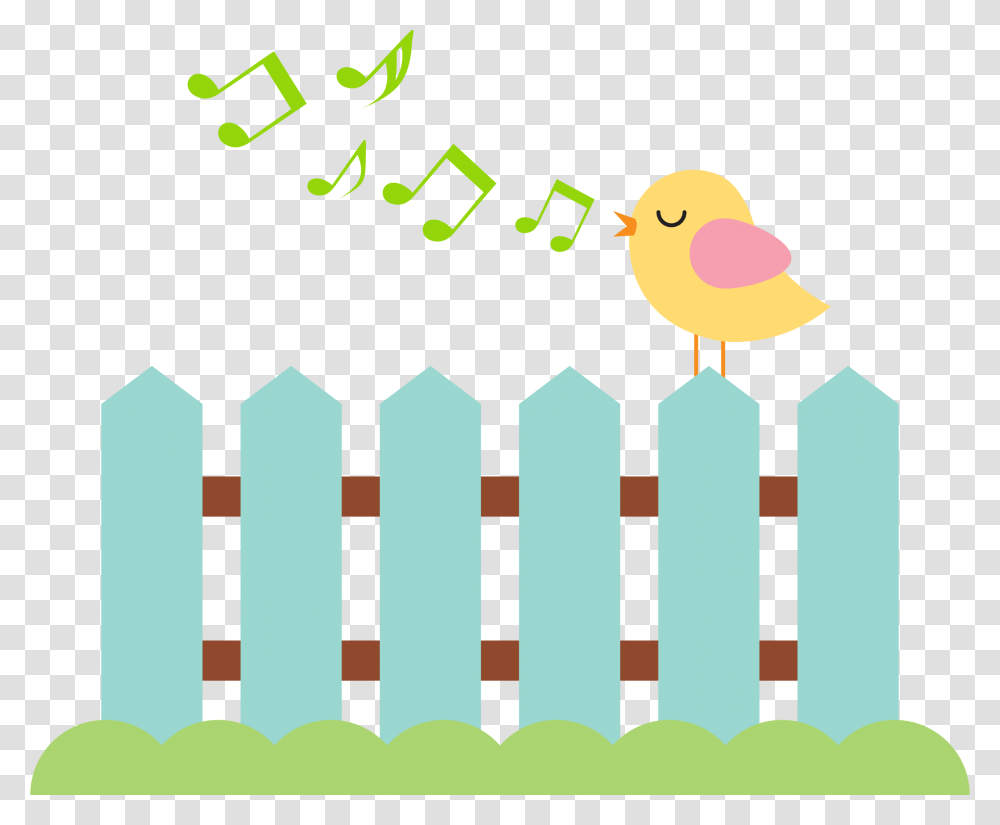 Image Download Mrs Webber S Music Illustration, Fence, Picket, Bird, Animal Transparent Png