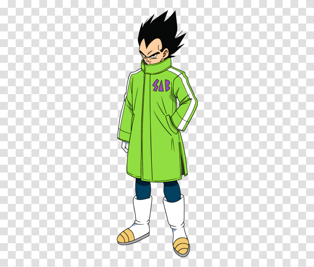 Image Dragon Ball Super Broly Vegeta Jacket, Apparel, Coat, Person Transparent Png