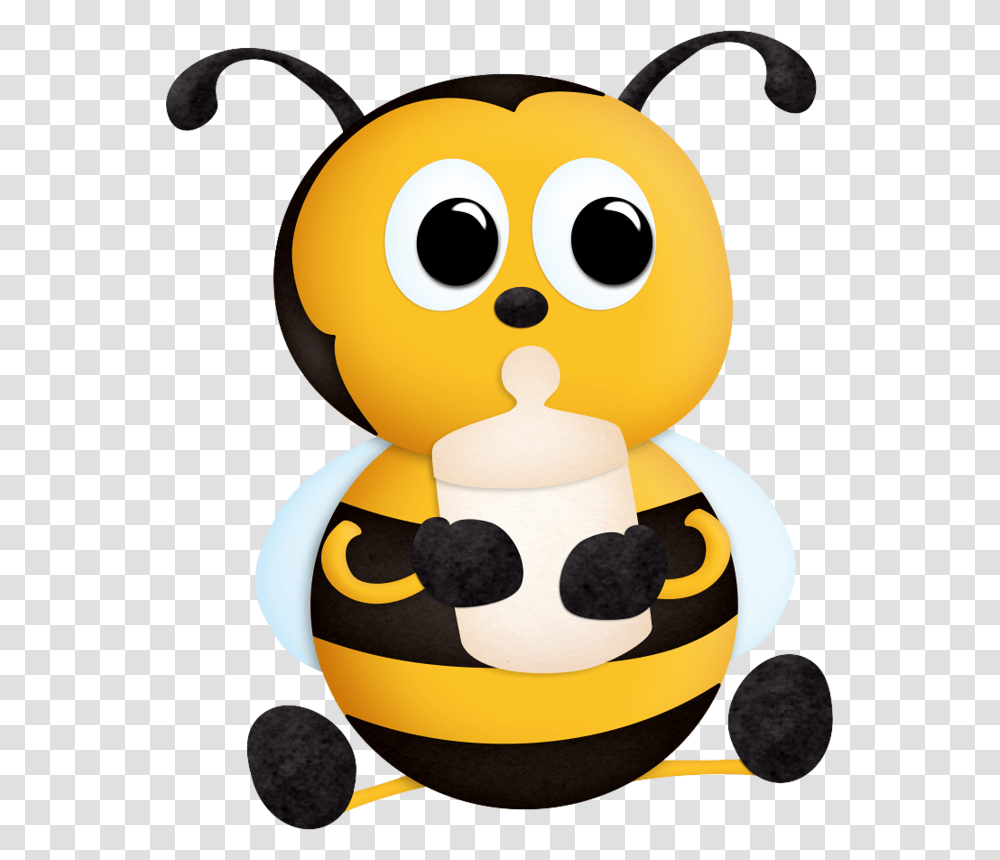 Image Du Blog Zezete2 Baby Bee Clipart, Food, Silhouette, Snowman, Outdoors Transparent Png