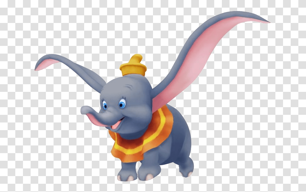 Image Dumbo Kh Clip Art Freeuse Stock Disney Bambi Dumbo Kingdom Hearts, Toy, Figurine, Animal, Graphics Transparent Png