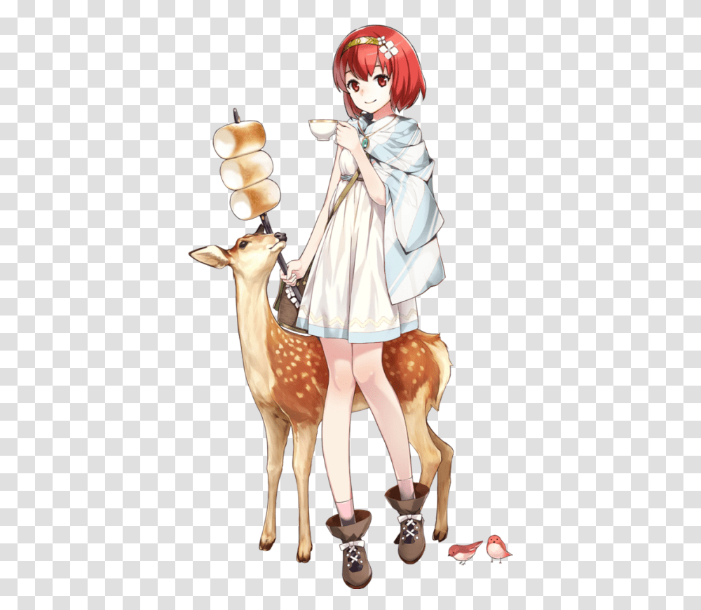 Image Fire Emblem Heroes Genny, Doll, Person, Deer, Wildlife Transparent Png