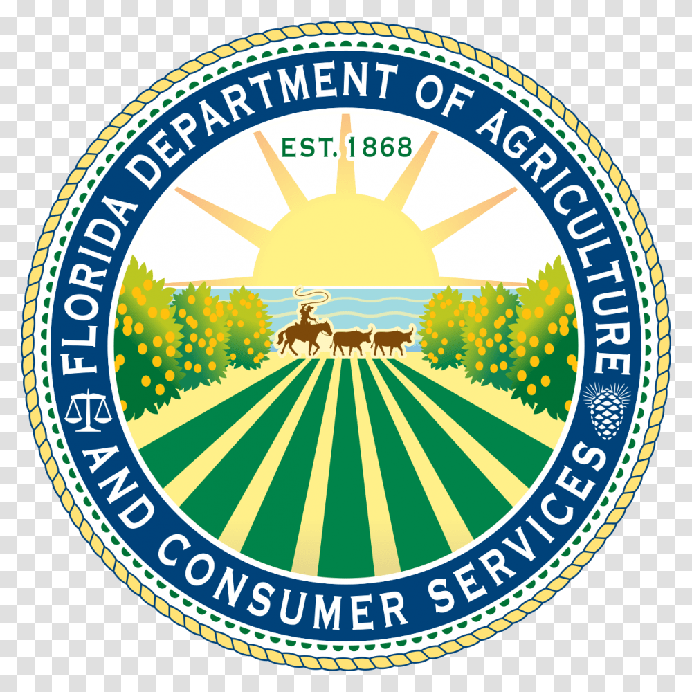 Image Florida Department Of Agriculture, Logo, Label Transparent Png