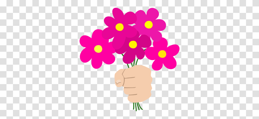 Image Flowers For Mom, Hand, Plant, Light Transparent Png